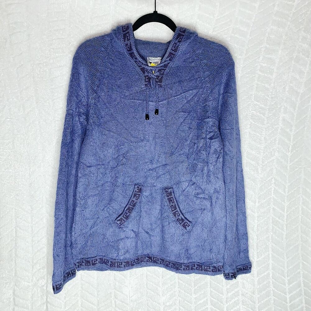 Alpaca connection Hooded Sweater alpaca wool - L